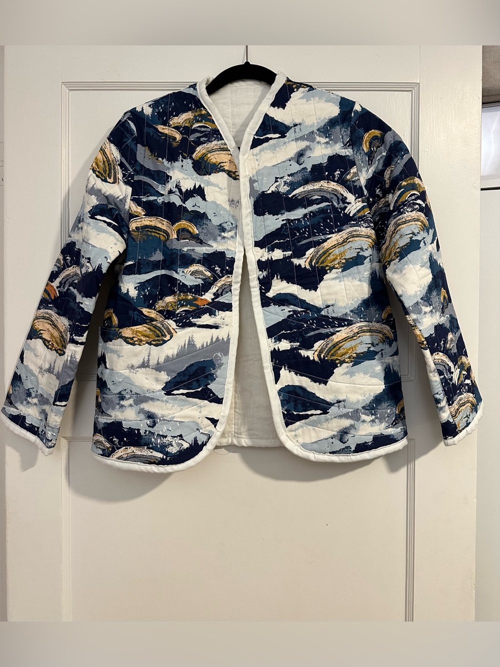 Handmade Cotton Quilted Kimono Jacket